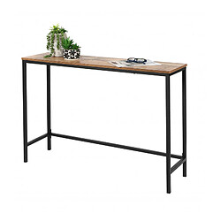 Mes Console 105x30x75 cm naturel et noir - OKA