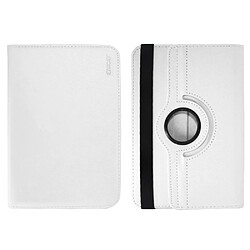 Etui en PU rotation à 360 degrés blanc pour votre Tablet 10 inch 