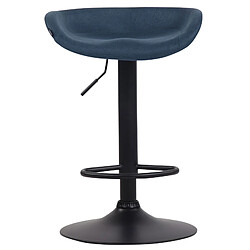 Non Tabouret de bar Anaheim tissu noir