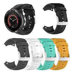 Acheter Wewoo Bracelet pour montre connectée Dragonne de remplacement en silicone SUUNTO 9 noir