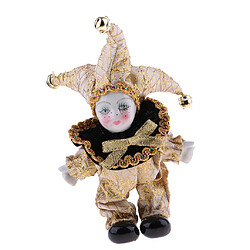 Poupées Clown Triangel en porcelaine 5 pouces