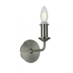 Luminaire Center Applique murale Banyan Nickel satiné 1 ampoule 18cm Coloris : Nickel satinéNombre d'ampoules : 1Type d'ampoule : E14Puissance Max en Watts (W) : 40Ampoules incluses : NonIP20Hauteur en Cm : 18Largeur en Cm : 11Projec