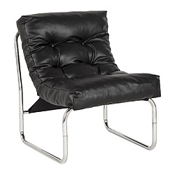 Kokoon Design Fauteuil lounge Boudoir noir.