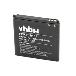 vhbw Li-Ion batterie 1800mAh (3.7V) pour téléphone portable mobil smartphone comme Fairphone F1B101, F1B201 