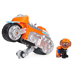 PAT PATROUILLE - VEHICULE + FIGURINE AMOVIBLE ZUMA MOTO PUPS Paw Patrol - Moto Rétrofriction - 6060544 - Jouet Enfant 3 Ans et +