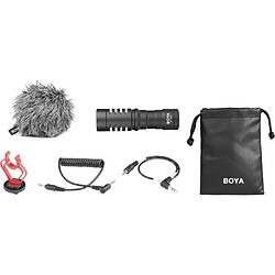 Avis BOYA MM1 Microphone hyper compact Cardioide a condensateur - Câble de sortie TRS & TRRS