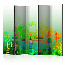 Paris Prix Paravent 5 Volets Abstract City 172x225cm