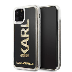 Etui pour iPhone 11 Pro - Karl Lagerfeld paillettes 