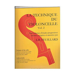 Edition Delrieu Technique du violoncelle Volume 2