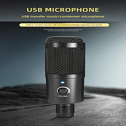 Acheter Universal Condenseur USB Set de microphone avec support PC Ordinateur portable Studio Chanter Jeu Streaming