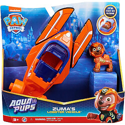 Spin Master Paw Patrol Pat' Patrouille Aqua Pups - Voiture et Figurine Zuma 