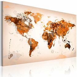 Paris Prix Tableau Imprimé Map of the World Desert Storm 40 x 60 cm 