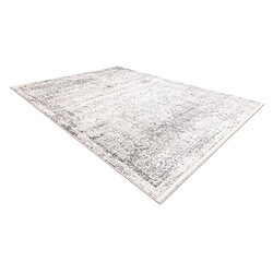 Acheter RUGSX Tapis moderne DISTIN 0200A gris gris clair blanc - Losangos, cadre, vintage, franges 80x150 cm