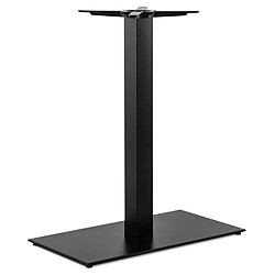 Alterego Pied de table 'NERO XL' 90 noir en métal NERO XL