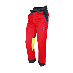 Pantalon professionnel adapté aux bûcherons Solidur Authentic Rouge 2XL