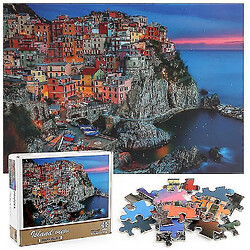 Universal 1000 pièces vue de l'île puzzle bricolage puzzle jouets assemblage image déco 