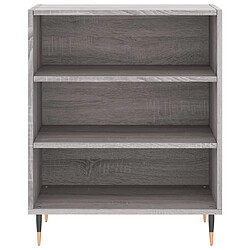 Avis vidaXL Buffet sonoma gris 57x35x70 cm bois d'ingénierie