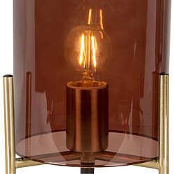 Acheter LEITMOTIV Lampe de table en verre Glass Bell Chocolat.