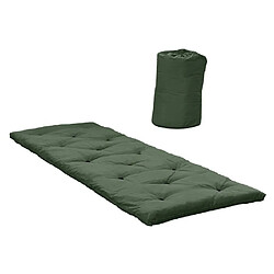 Inside 75 Lit futon standard BED IN A BAG couleur vert olive 