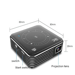 Yonis Pico Projecteur Intelligent Android Wifi + SD 16Go