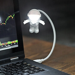 Totalcadeau Lampe USB en forme d'astronaute