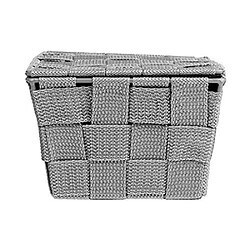 Acheter Wenko 22793100 Adria Panier de salle de bain Avec Couvercle Gris 19 x 14 x 10 cm