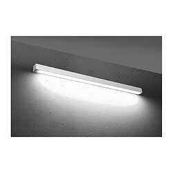 Luminaire Center Plafonnier Pinne Aluminium blanc 1 ampoule 5,3cm