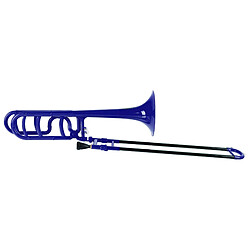 Classic Cantabile MardiBrass trombone ténor Sib/F en plastique bleu 