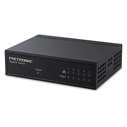 Metronic Switch RJ45 Gigabit Ethernet 5 ports