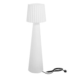 Lumisky Lampadaire ext filaire LADY W110 Blanc Polyéthylène H110CM