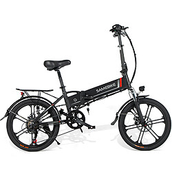 Vélo électrique SAMEBIKE 20LVXD30-II - moteur 350W batterie 48V10AH autonomie 40KM freins à disque mécaniques - Noir