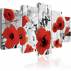 Paris Prix Tableau Imprimé Scarlet Flowers 100 x 200 cm 