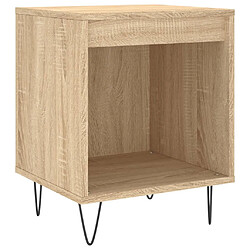 Acheter Maison Chic Lot de 2 Tables de chevet - Tables de Nuit chêne sonoma 40x35x50 cm bois ingénierie