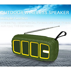 Yonis Enceinte Bluetooth Portable Outdoor Puissante Autonomie 5H