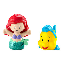 Fisher-Price Coffret Jouet Musical Calèche De La Mer Lumineuse À Pousser, avec Figurines Ariel Et Polochon Inclus, Jouet Enfant, De 18 Mois À 5 Ans, HMX83 pas cher