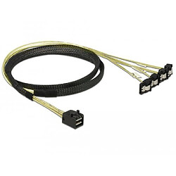 cavo delock minisas hd sff-8643 &gt; 4xsata 7pin gew. 1.0m [85685] 