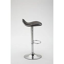 Avis Non Tabouret de bar Shanghai tissu chrome