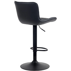 Non Tabouret de bar Linus simili cuir pas cher