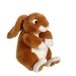 Gipsy - 070363 - Peluche - Lapinous Assis - Marron - 22 Cm