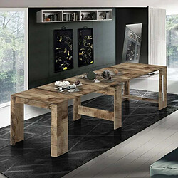 Ahd Amazing Home Design Table À Manger Console Bois Extensible 90-300x51cm Pratika Wood