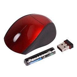 Acheter Wewoo Souris sans fil rouge Mini optique sans 2,4 GHz avec mini récepteur USB, Plug and Play, distance de travail 10 mètres