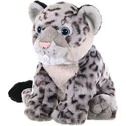 Wild Republic peluche ours de 30 cm gris noir blanc 