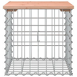 Avis Maison Chic Banc de jardin | Banquette de jardin | Chaise Relax design gabion 43x44x42 cm bois massif de douglas -MN41621