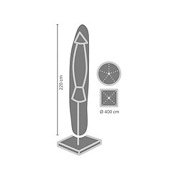 Perel Housse D'Extérieur Pour Parasol Max. 4 M