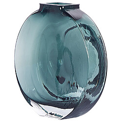 Acheter Beliani Vase à fleurs KAPELI Verre 15 cm Turquoise