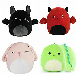 Universal Poupée en peluche de 20 cm, oreiller en peluche à écailles de dinosaure (4PCS)