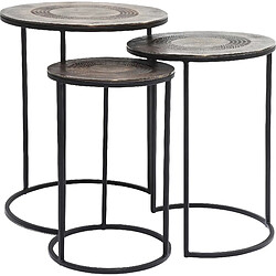 Karedesign Tables d'appoint Marrakesh set de 3 Kare Design