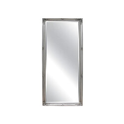 Vente-Unique Miroir en bois d'eucalyptus avec moulures ELVIRE - L. 80 x H. 190 cm - Argenté