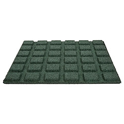 Dalle amortissante 50 x 50 cm épaisseur 2,5cm - lot de 2 - 54100 - TRIGANO JARDIN