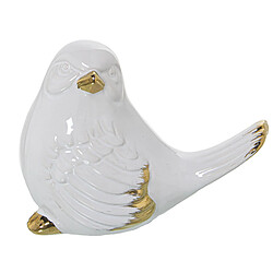 Figurine Décorative Alexandra House Living Blanc Céramique Oiseau